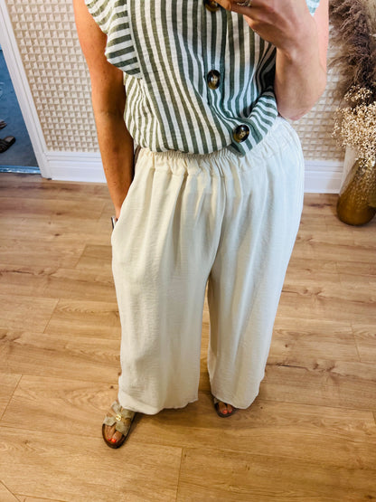 Wide Leg Trousers