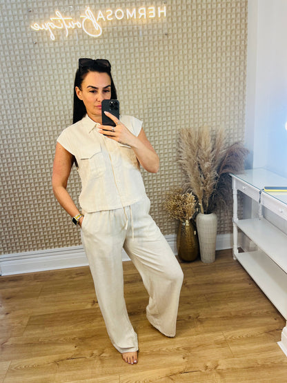 Beige Mitno 2 Piece