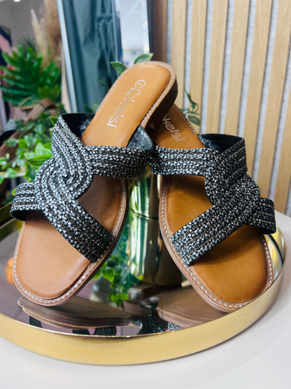 Valencia Sandal Pewter
