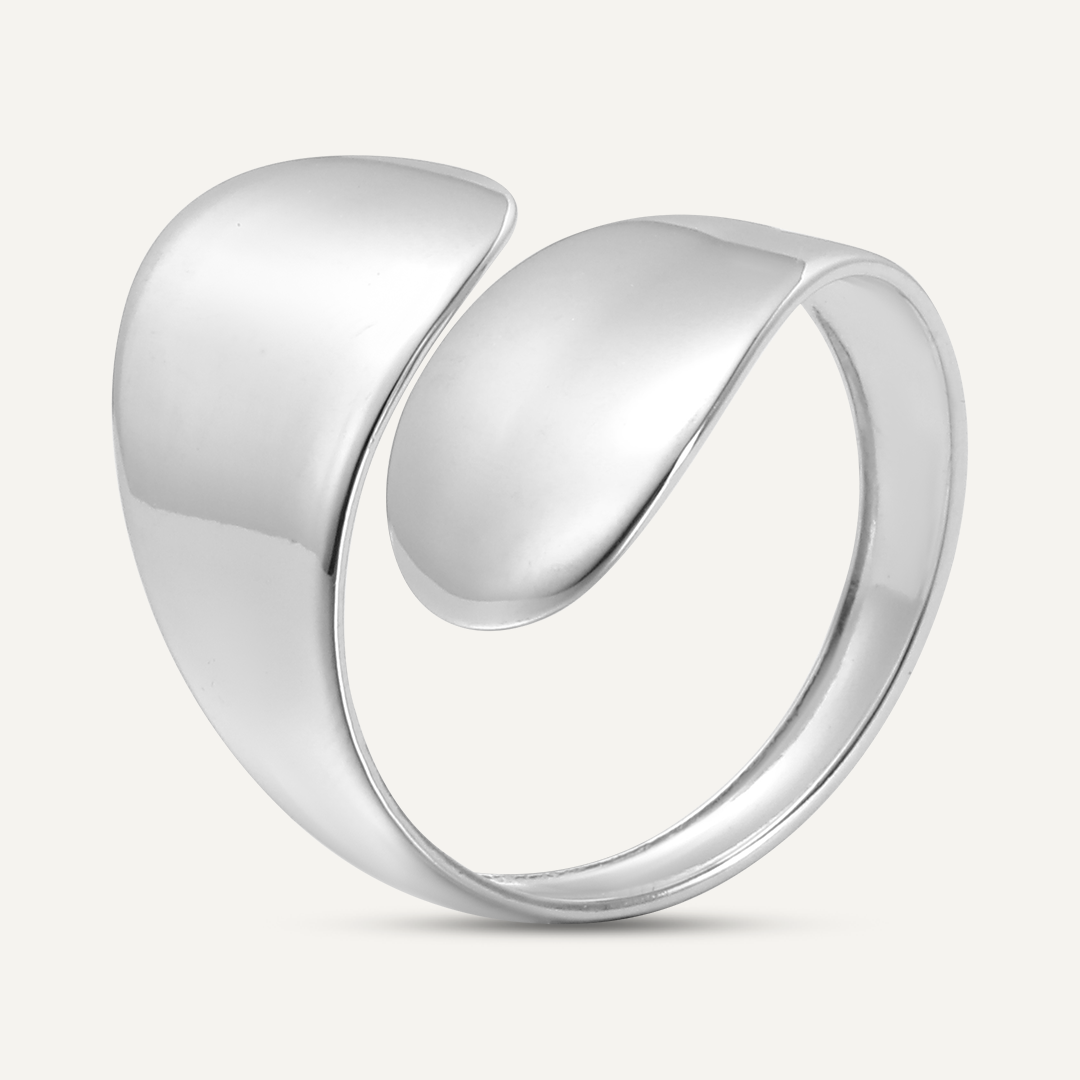 Silver wrap ring