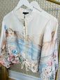 Sea View Silky Bomber Jacket