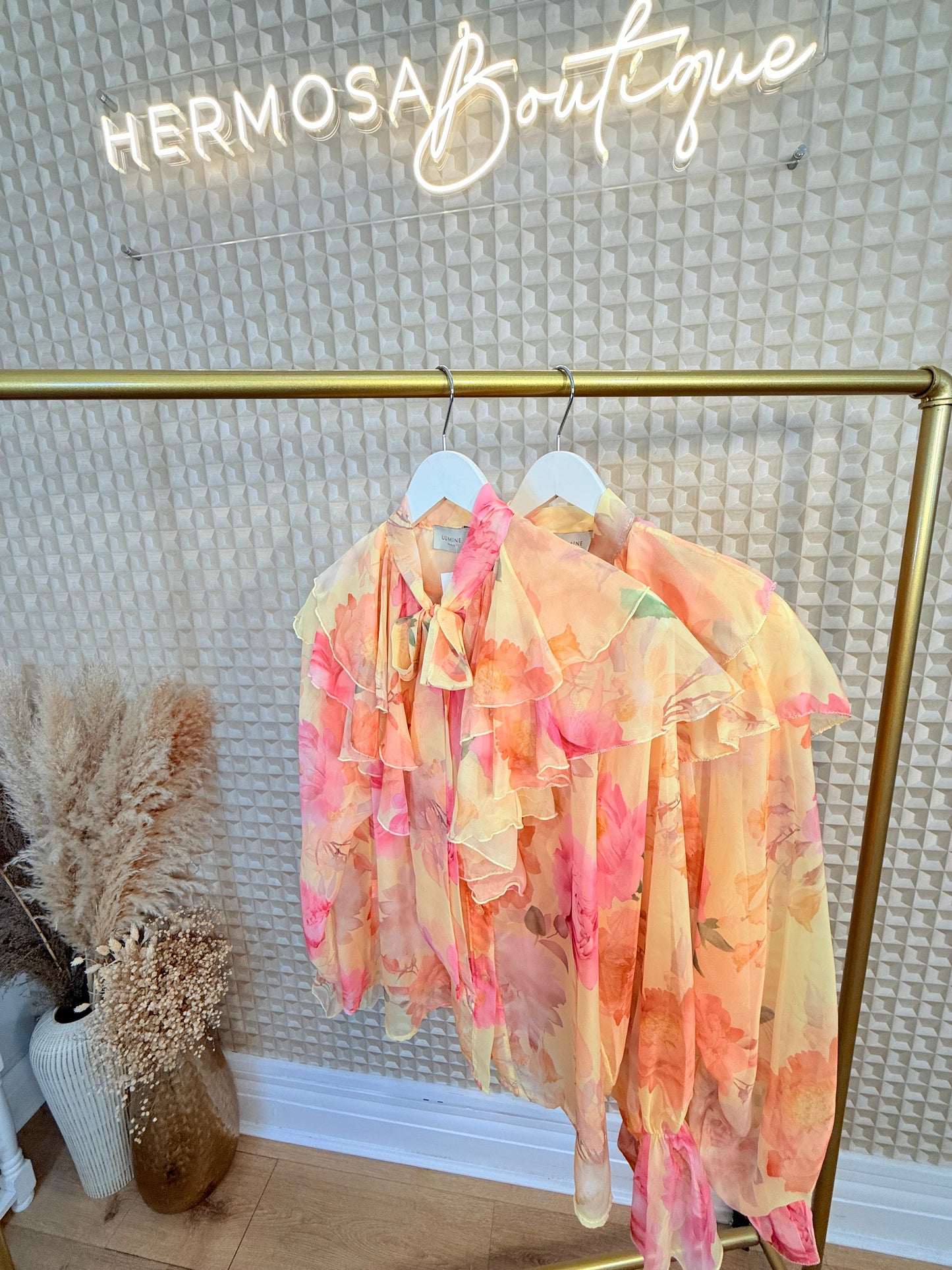 Lumine Pink Floral Blouse