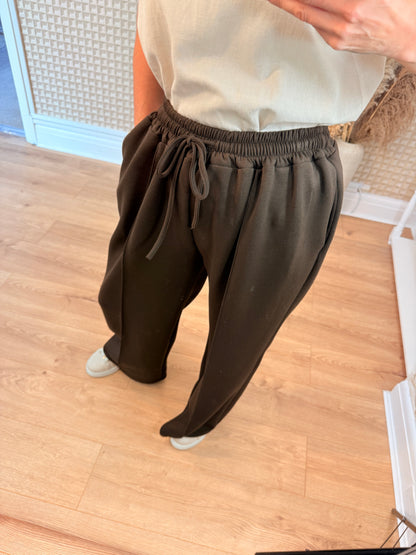 Brown Smart Jogger