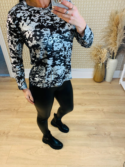 Black PU Leggings