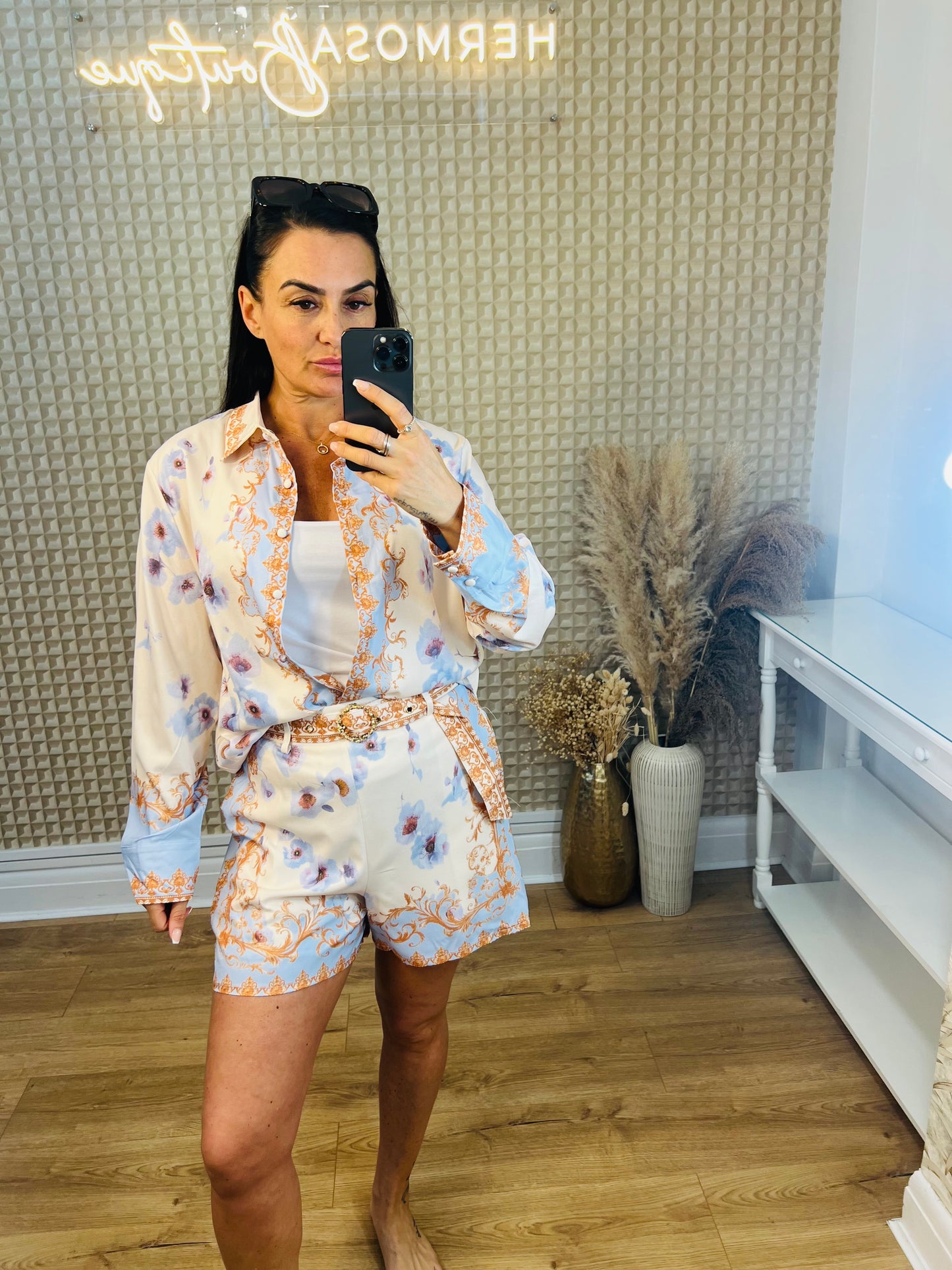 Miss Charm Two Piece Shorts