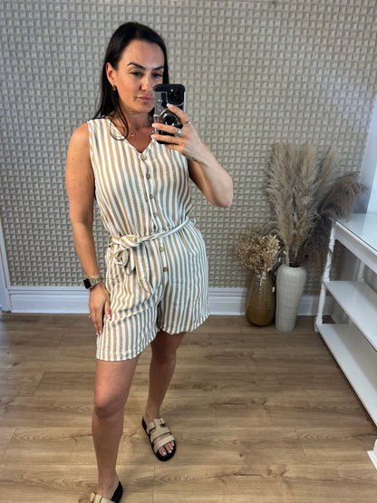 Stripey Playsuit M/L