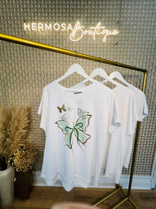 Butterfly tee