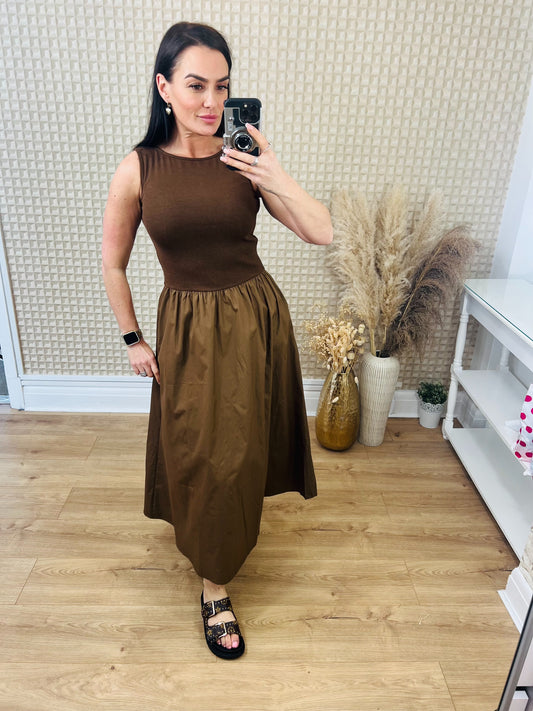 Brown Zara Dress