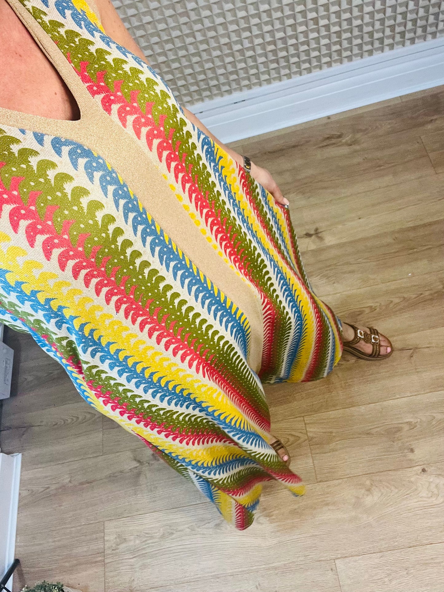 Desert Stripes Maxi Dress
