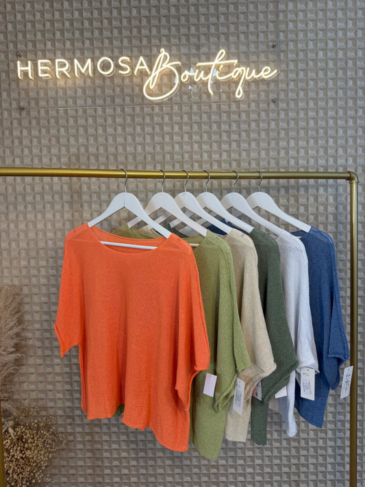 Fine knit top