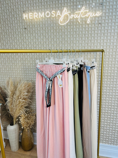 Scarf Belt Palazzo