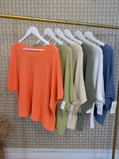 Fine knit top