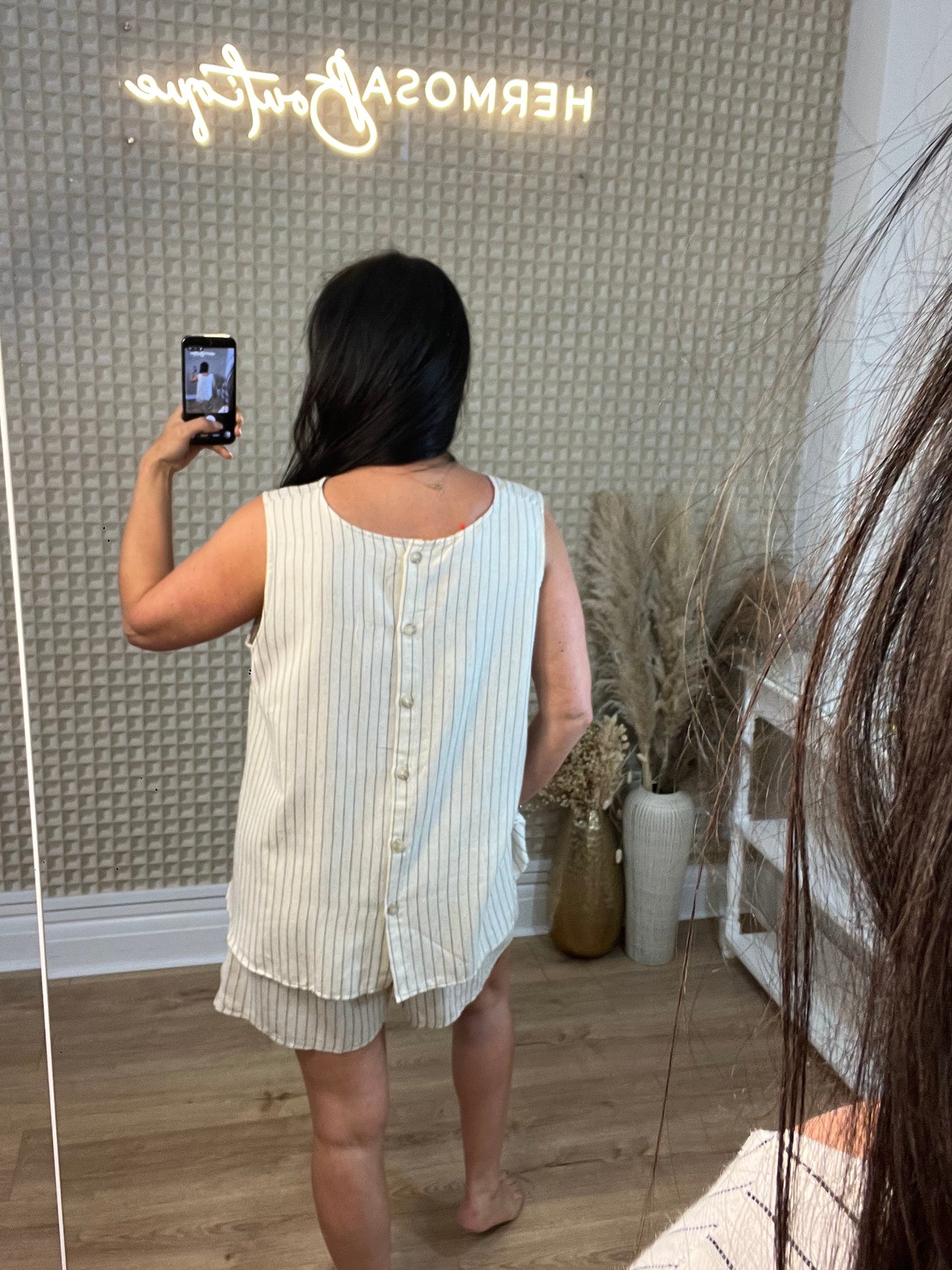 Pinstripe Two Piece