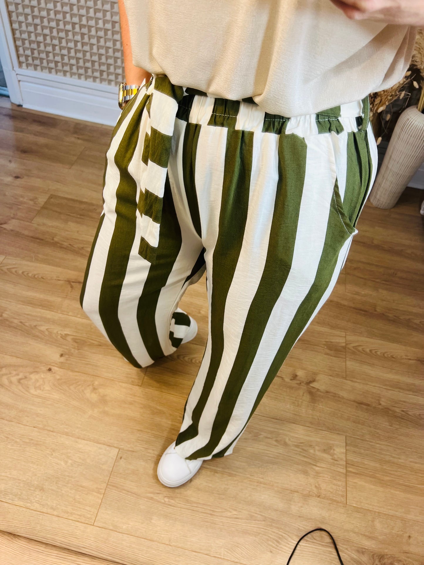 Bold Stripe Pants M/L