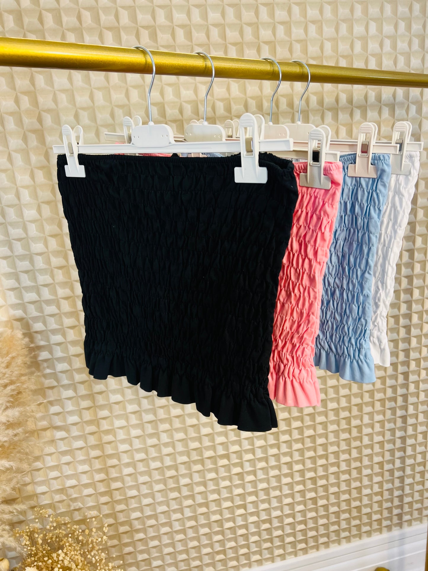 Ruched Bandeau Top