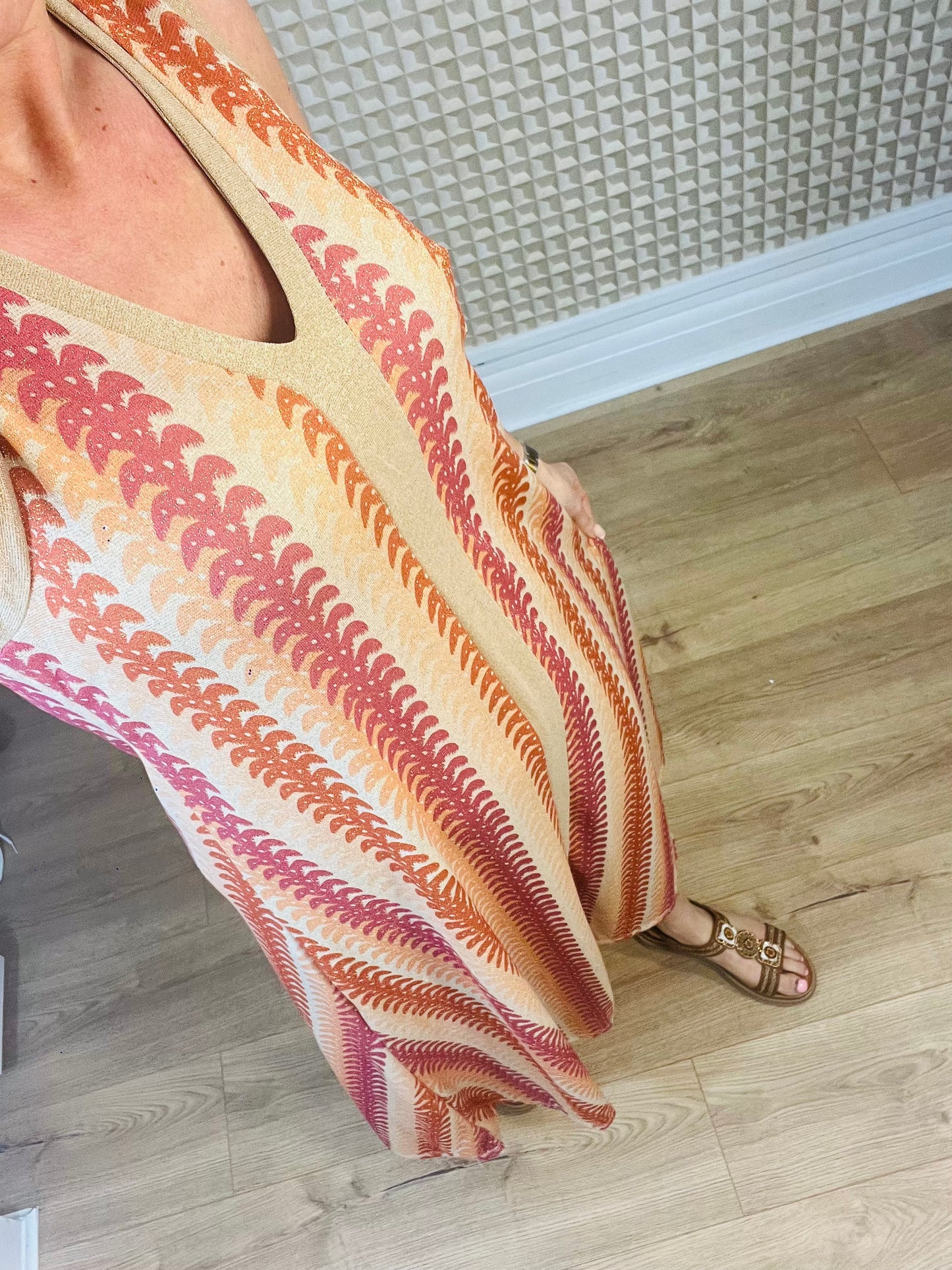 Desert Stripes Maxi Dress