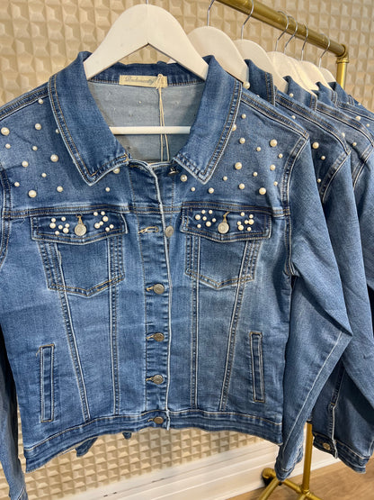 Pearl Denim Jacket