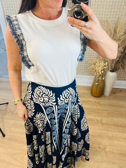 Navy QED Palazzo