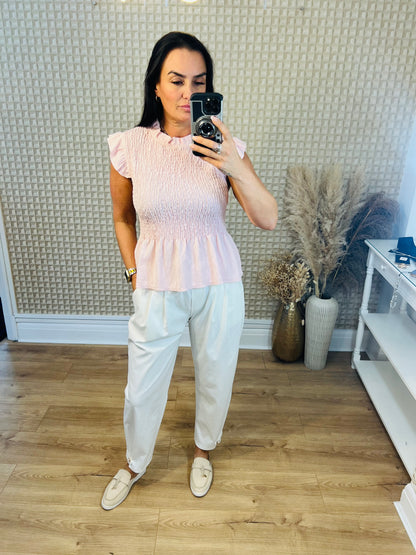 Diverse Shirred Top
