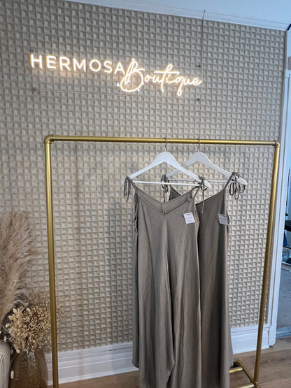 Mocha Jumpsuit
