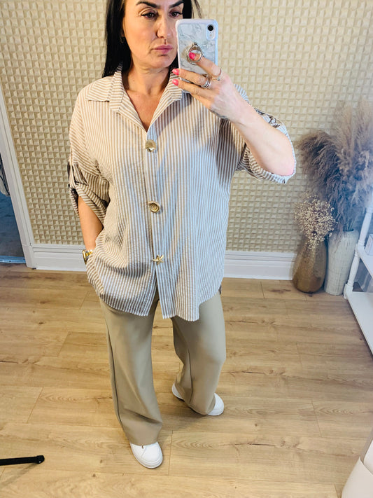 Shell Button Shirt