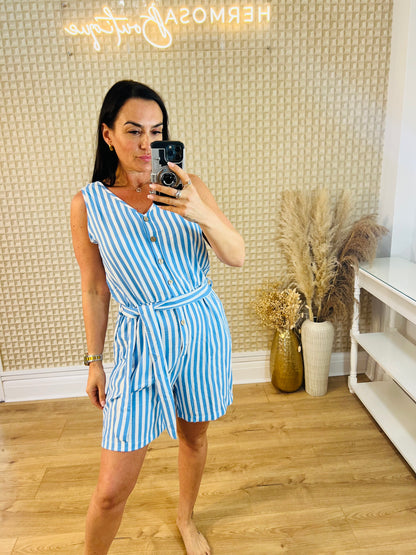 Stripey Playsuit M/L