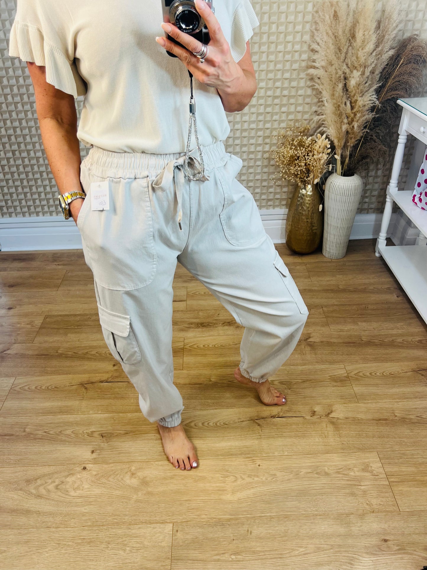 Cuffed Cargo Pants
