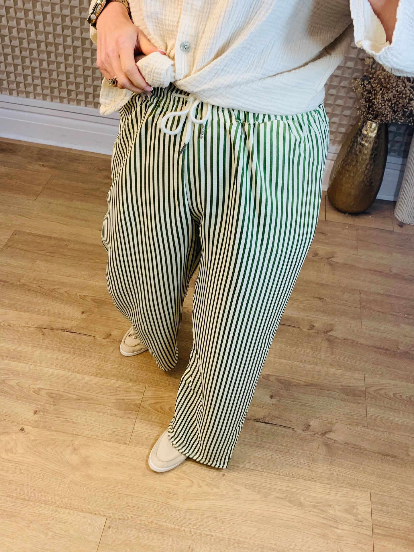L/XL Stripey Palazzo fitting Upto 14/16