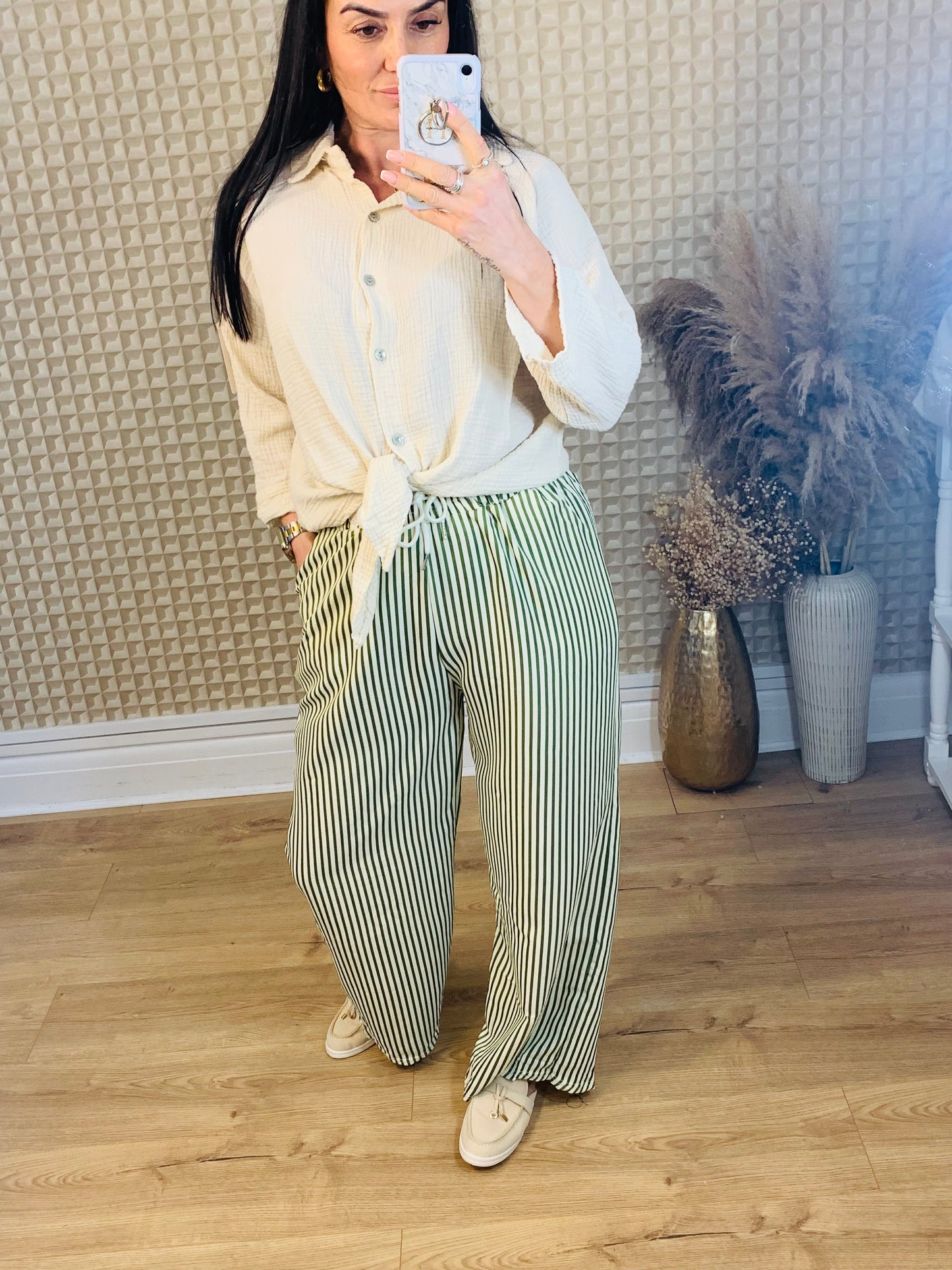 L/XL Stripey Palazzo fitting Upto 14/16