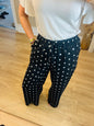 Black Polka Palazzo