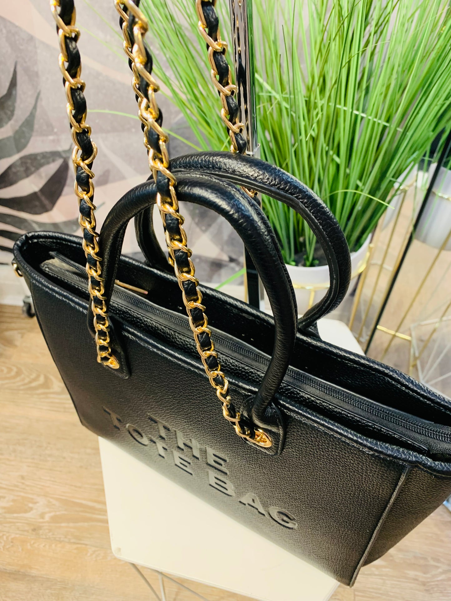 Tote Gold Chain Bag