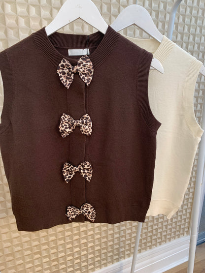 Leopard Bow Tank
