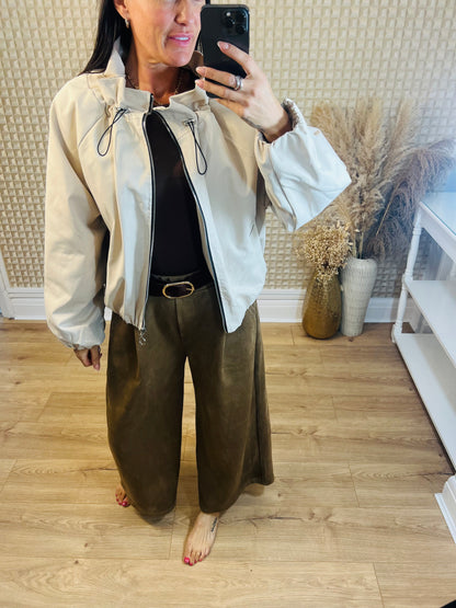Ruffle collar Jacket