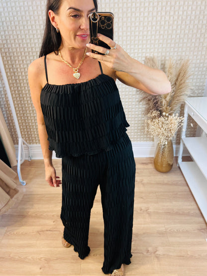 Box Pleat Jumpsuit