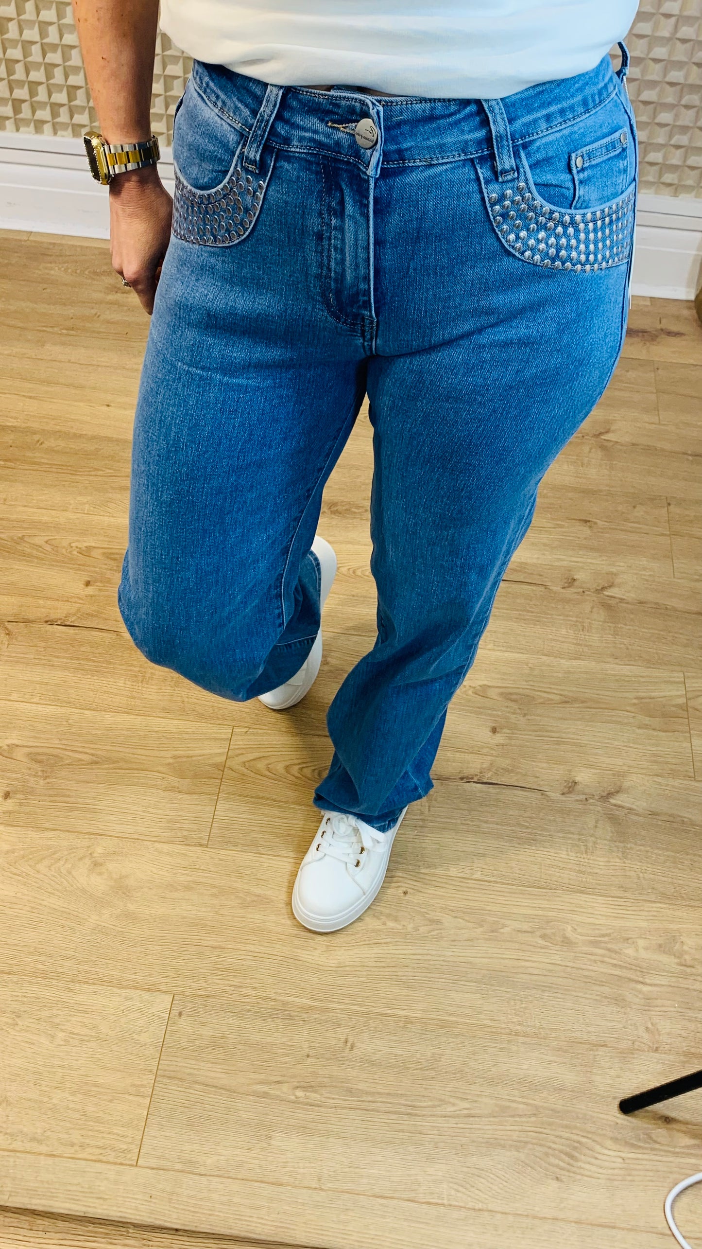 Stud Detail Jeans