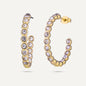 Joanie Diamanté Gold hoops
