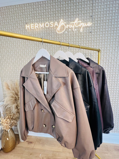 Zara inspired Pleather Jacket