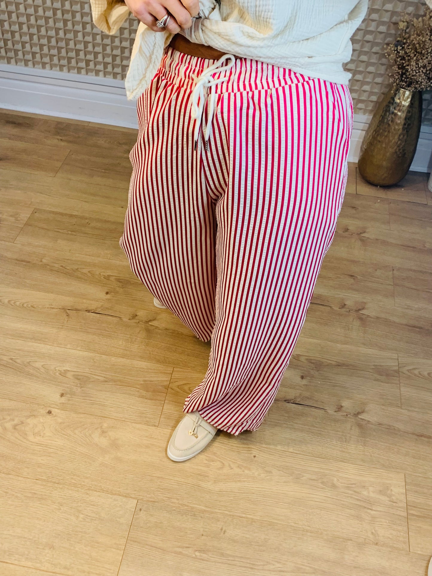 L/XL Stripey Palazzo fitting Upto 14/16