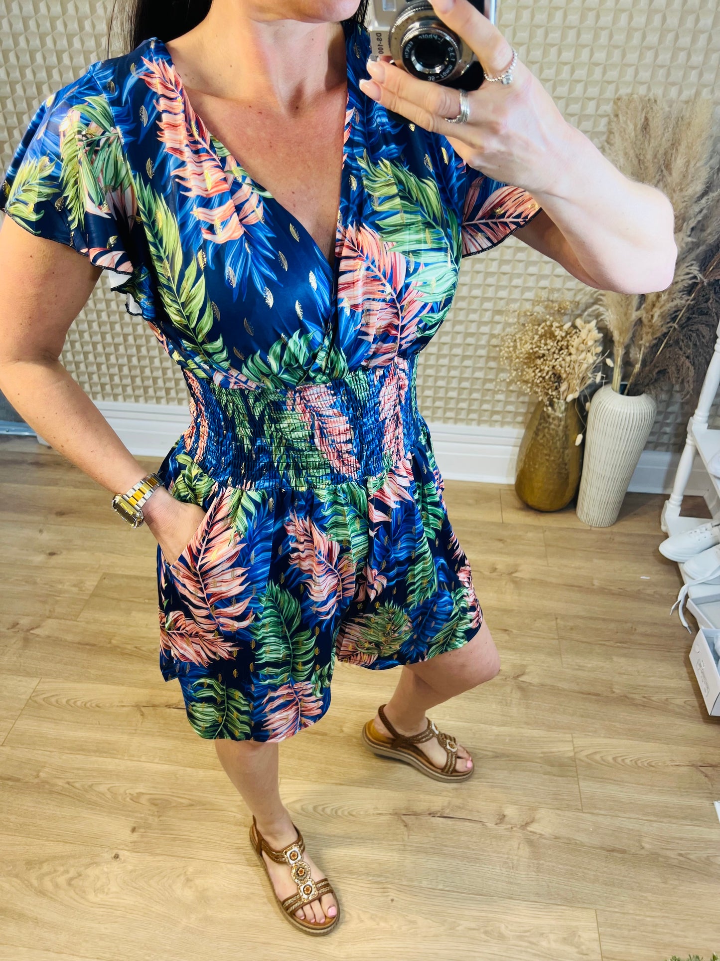 Leaf Slinky Playsuit