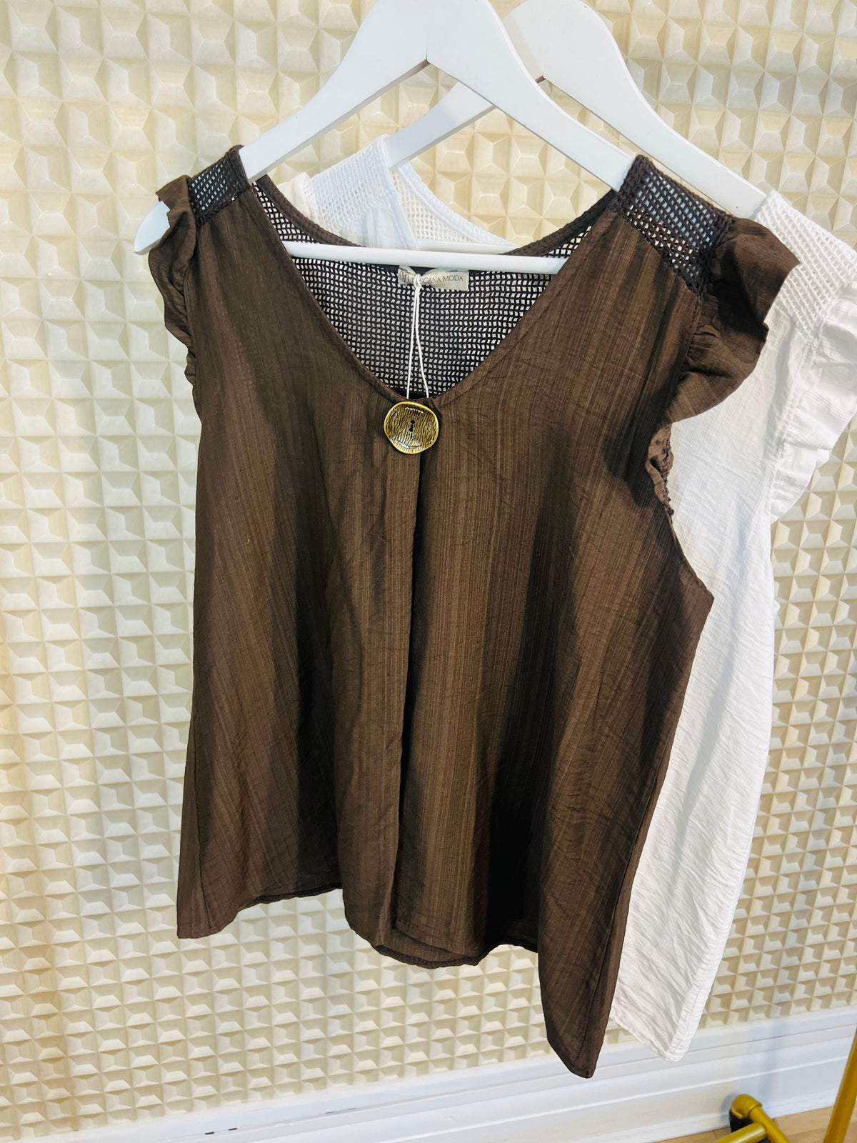 Toscana Button Top