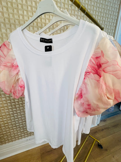Print Sleeve Tee