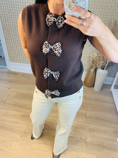 Leopard Bow Tank