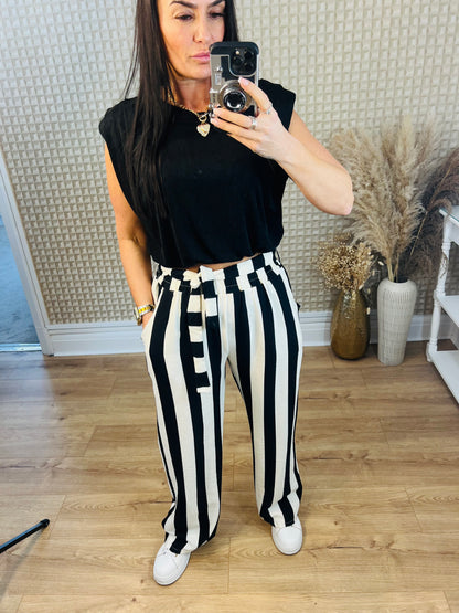 Bold Stripe Pants M/L
