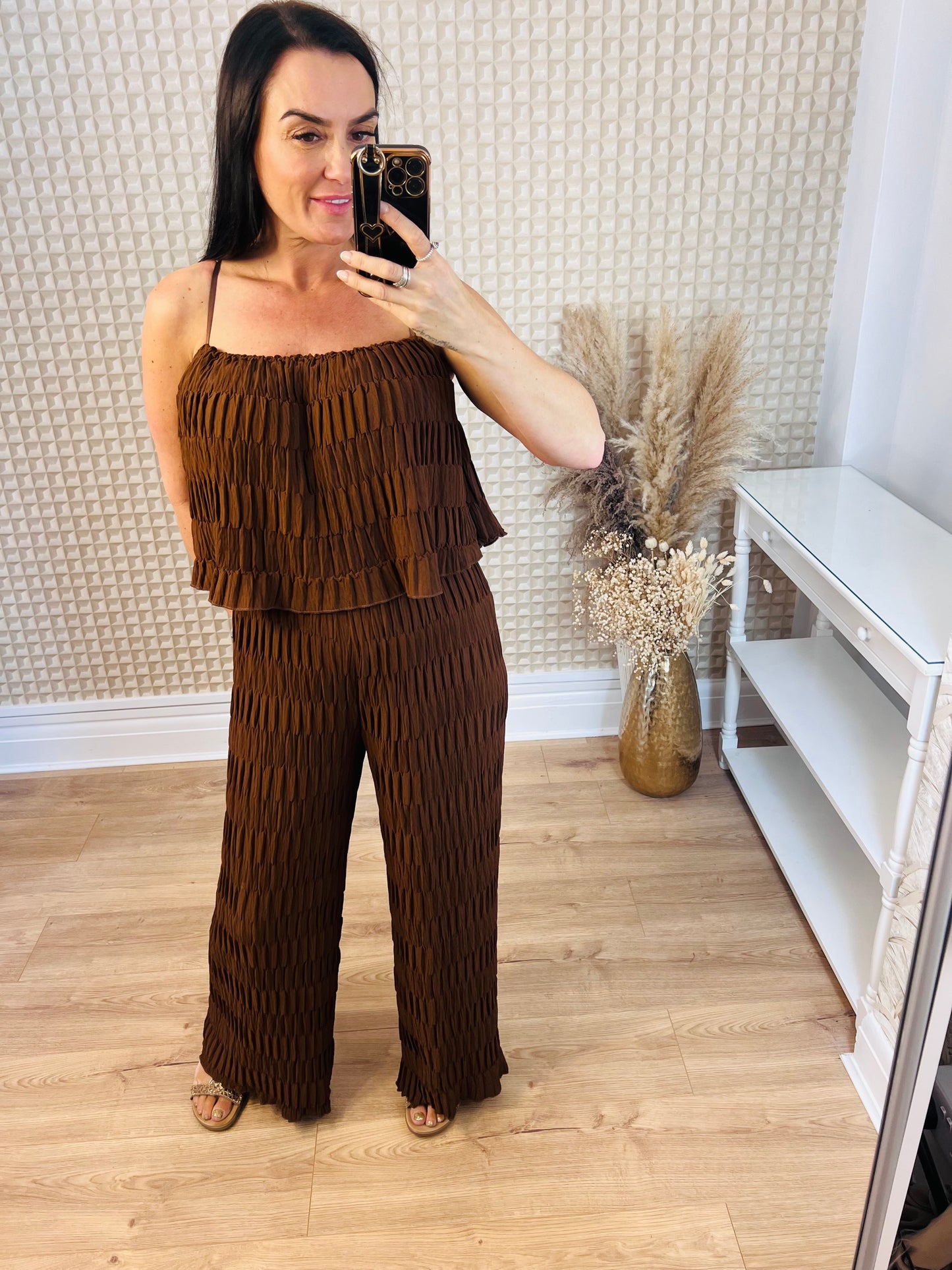 Box Pleat Jumpsuit