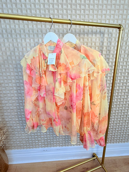 Lumine Pink Floral Blouse
