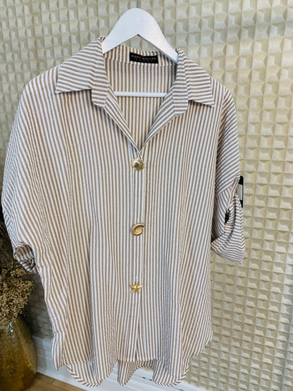 Shell Button Shirt