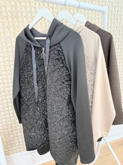 Sparkle Hooded Jacket