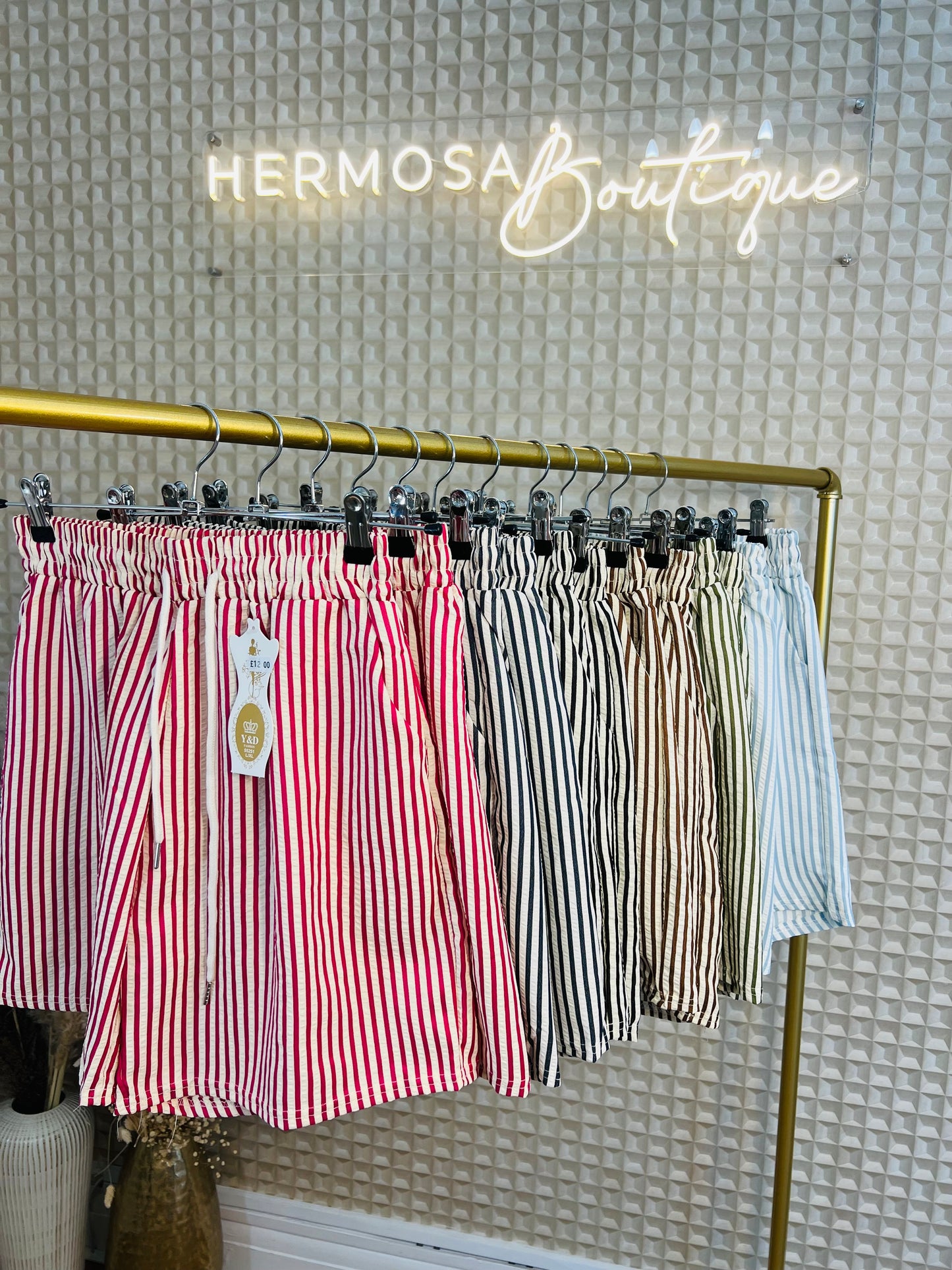 Striped Shorts S/M
