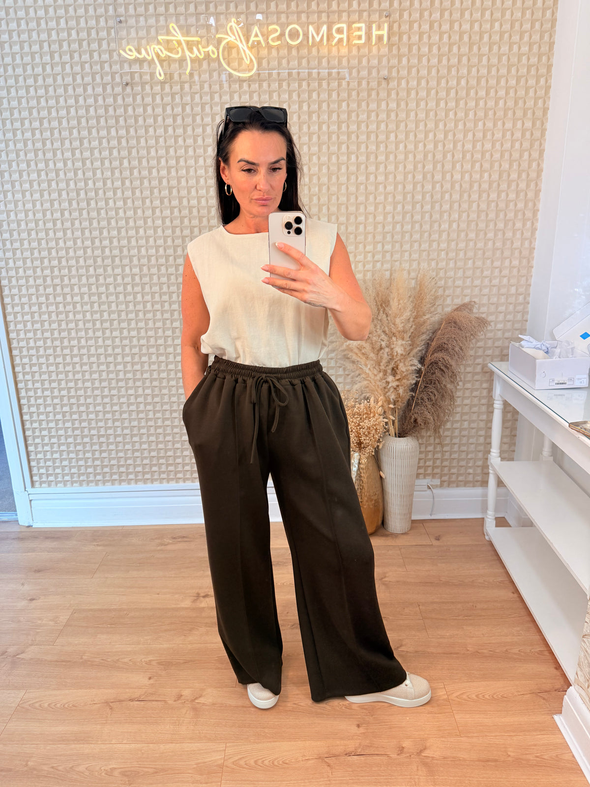 Brown Smart Jogger