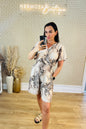Beige Leopard Playsuit